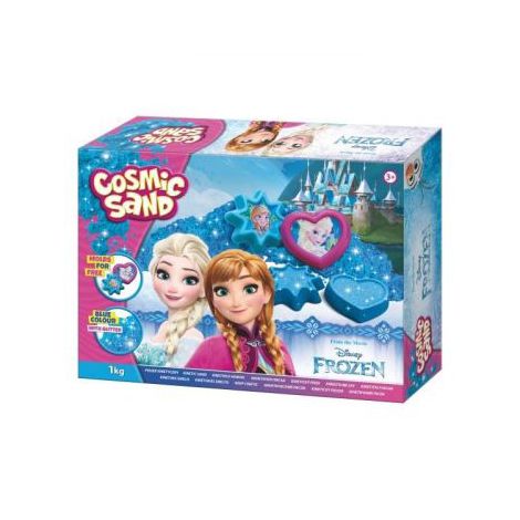 Piasek Kinetyczny Astra Cosmic, 1kg, Frozen niebieski z brokatem